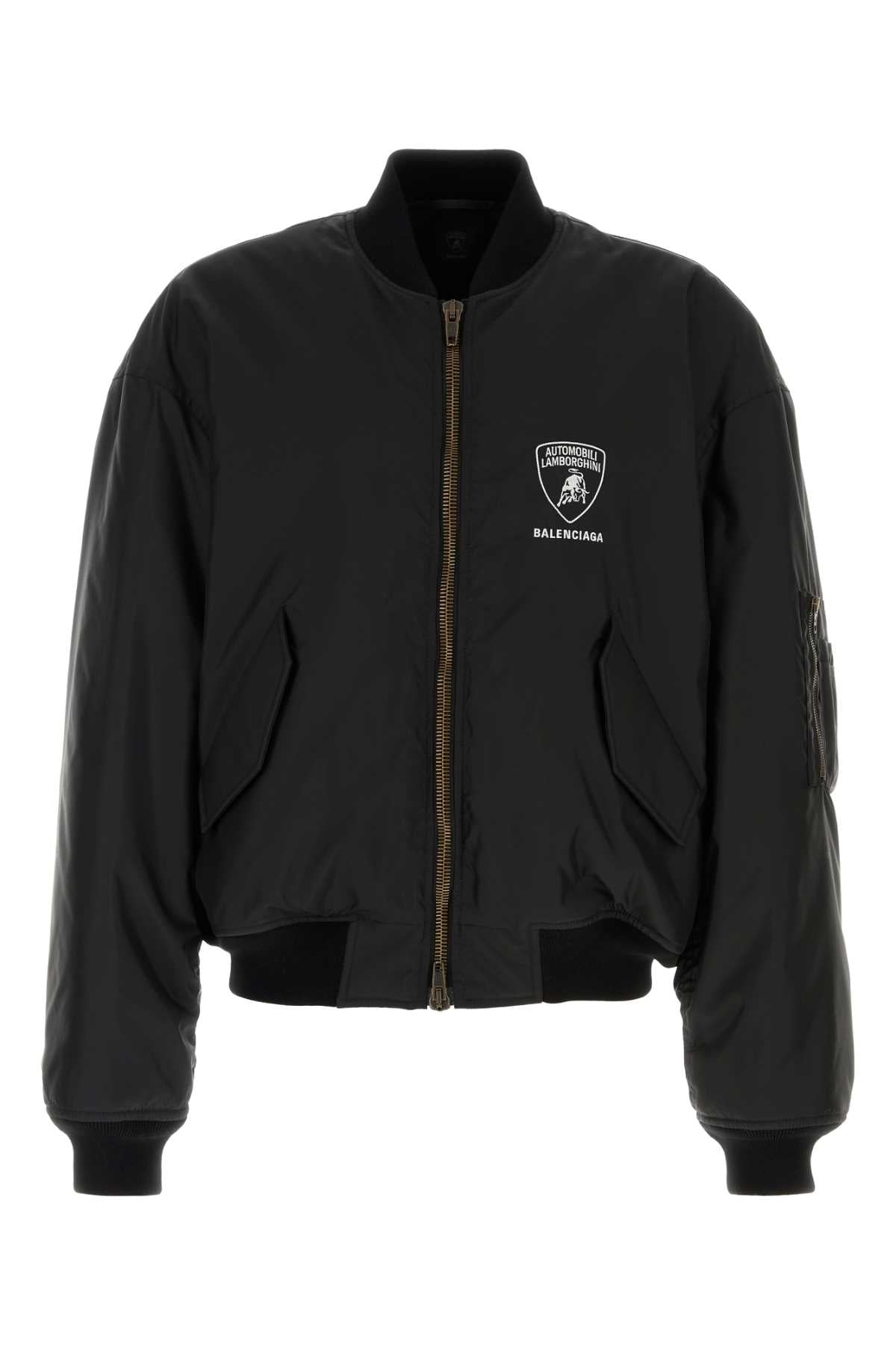 Balenciaga Bomber Bomber Jacket — Black