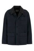 Miu Miu Cotton Denim Jacket — Navy