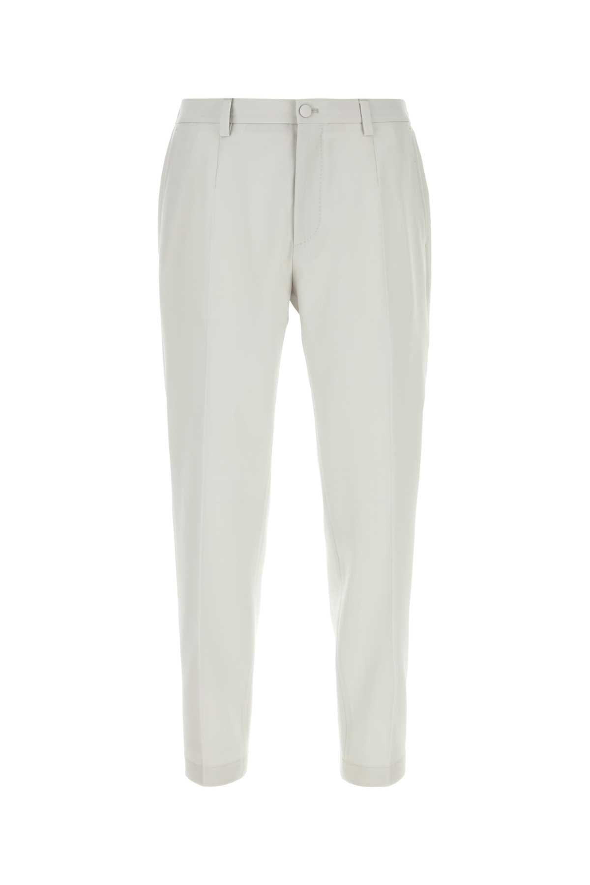 Dolce & Gabbana Virgin Wool Trousers — Beige