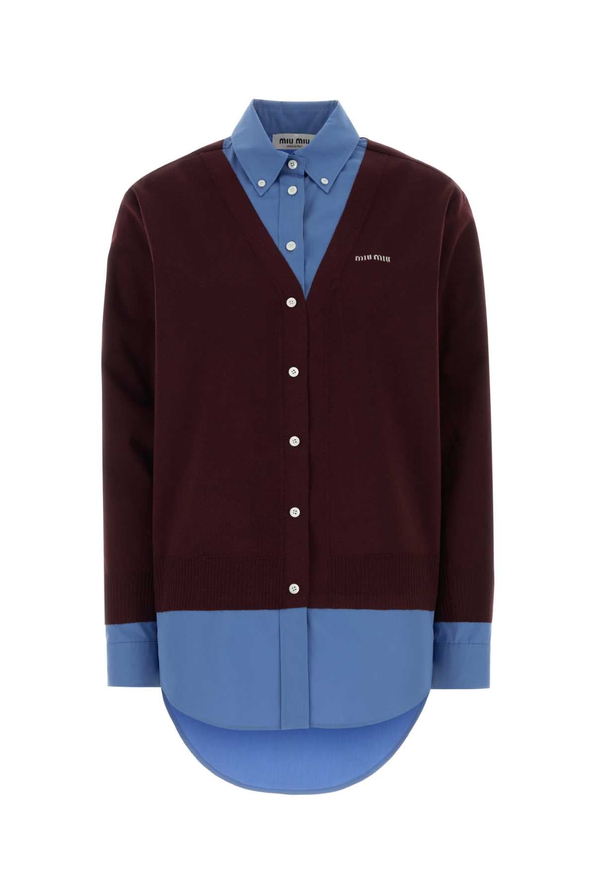 Miu Miu Shirt — Burgundy