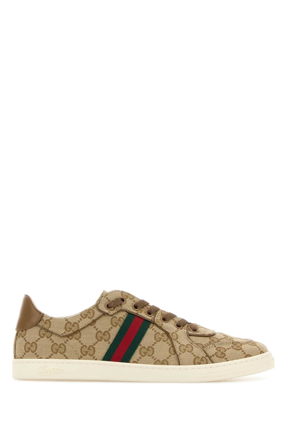 Gucci GG Canvas Sneaker — Beige