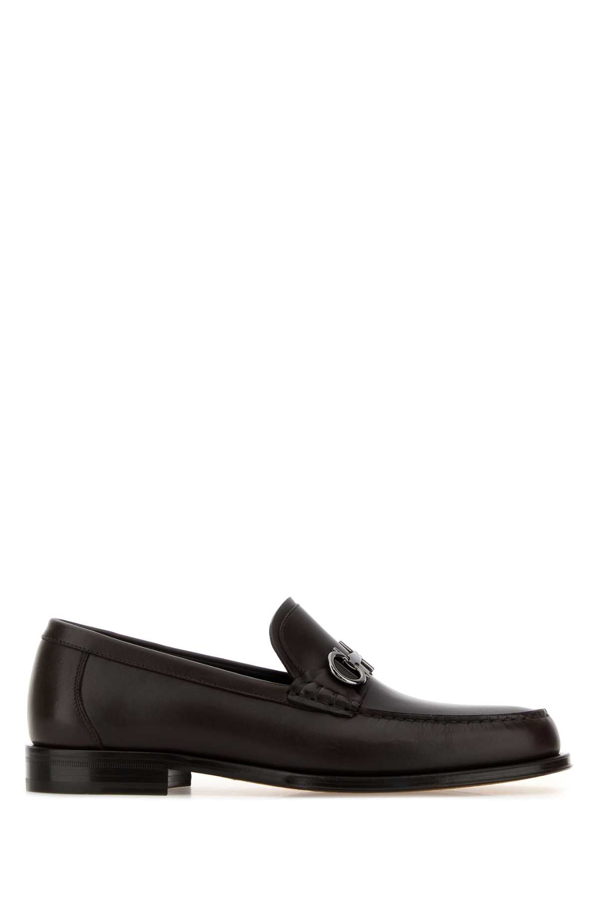 Ferragamo Teatro Loafer — Brown