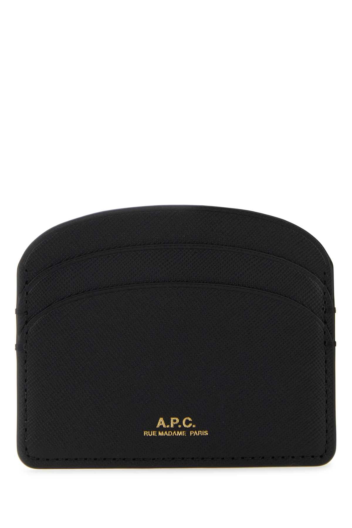 A.P.C. Rue Madame Card Case — Black