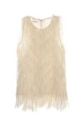 Italist Back Tank Top — Beige