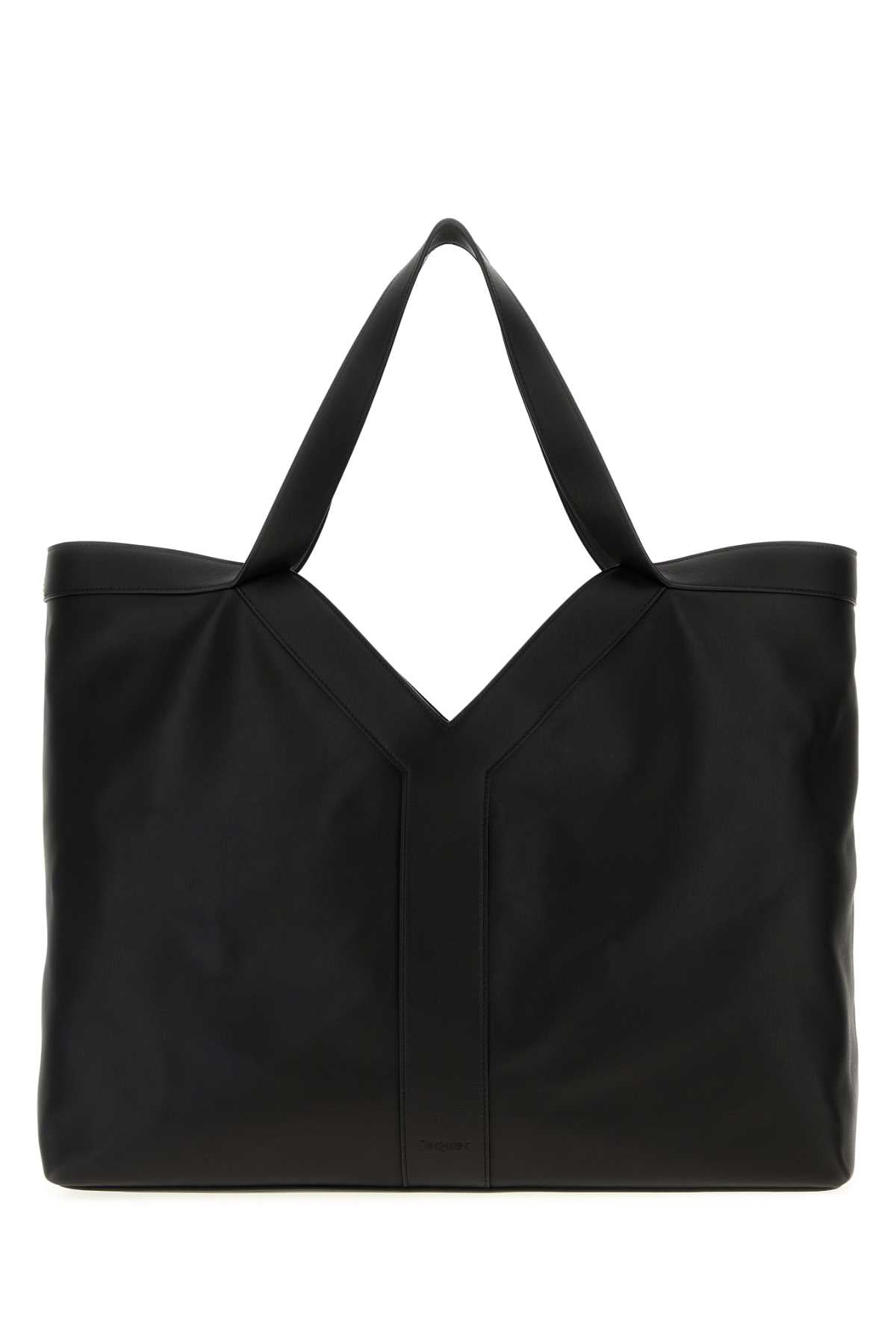 Saint Laurent Calf Leather Shoulder Bag — Black