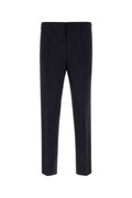 Prada Virgin Wool Trousers — Navy