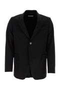 Lanvin Single-Button Blazer — Black