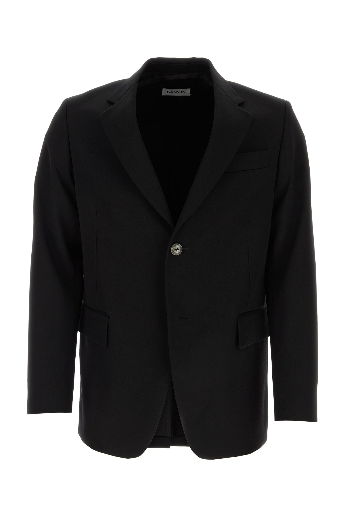 Lanvin Single-Button Blazer — Black