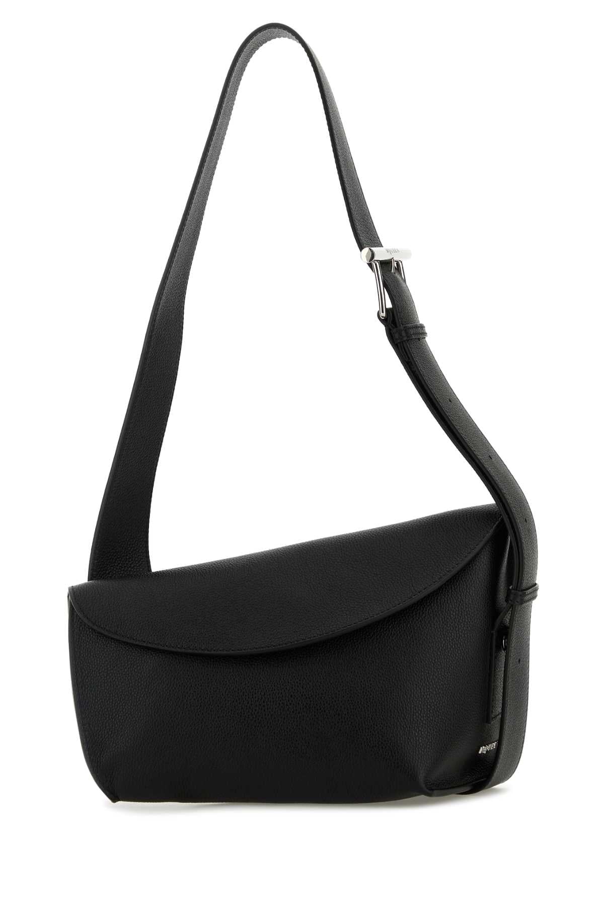 Alexander McQueen T-Bar Sling Crossbody Bag — Black
