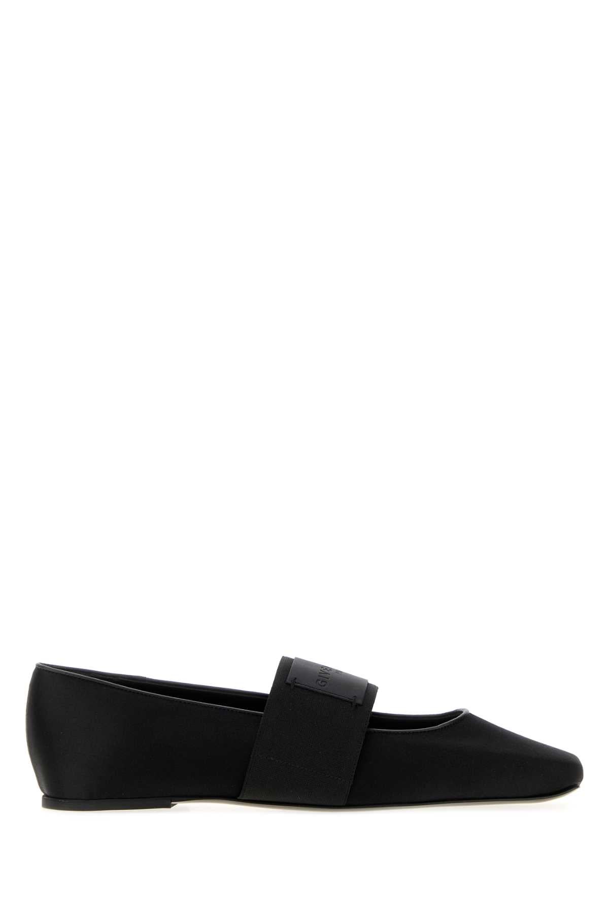 Givenchy Sliced Square Ballerina — Black