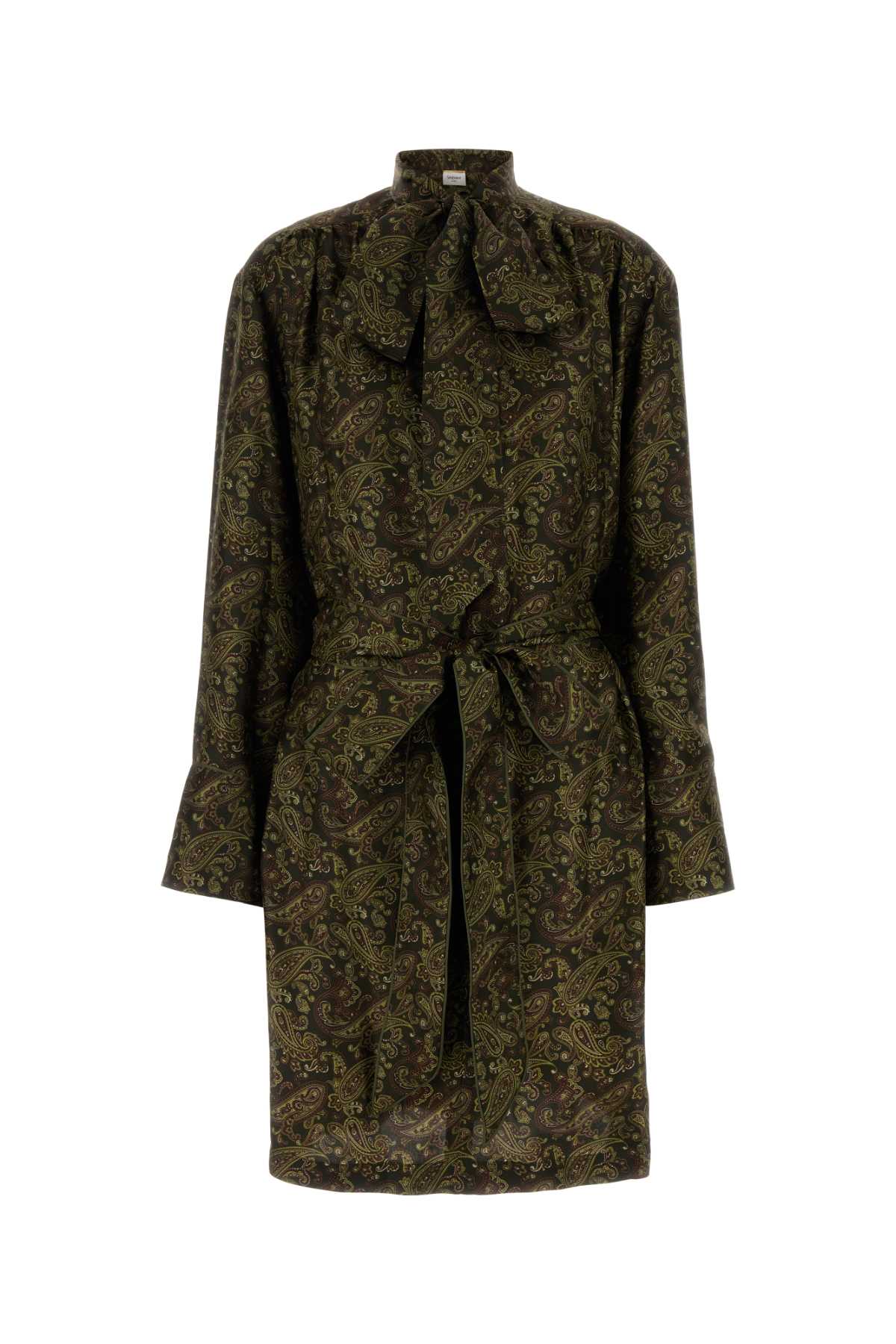 Saint Laurent Abiti Dress — Green