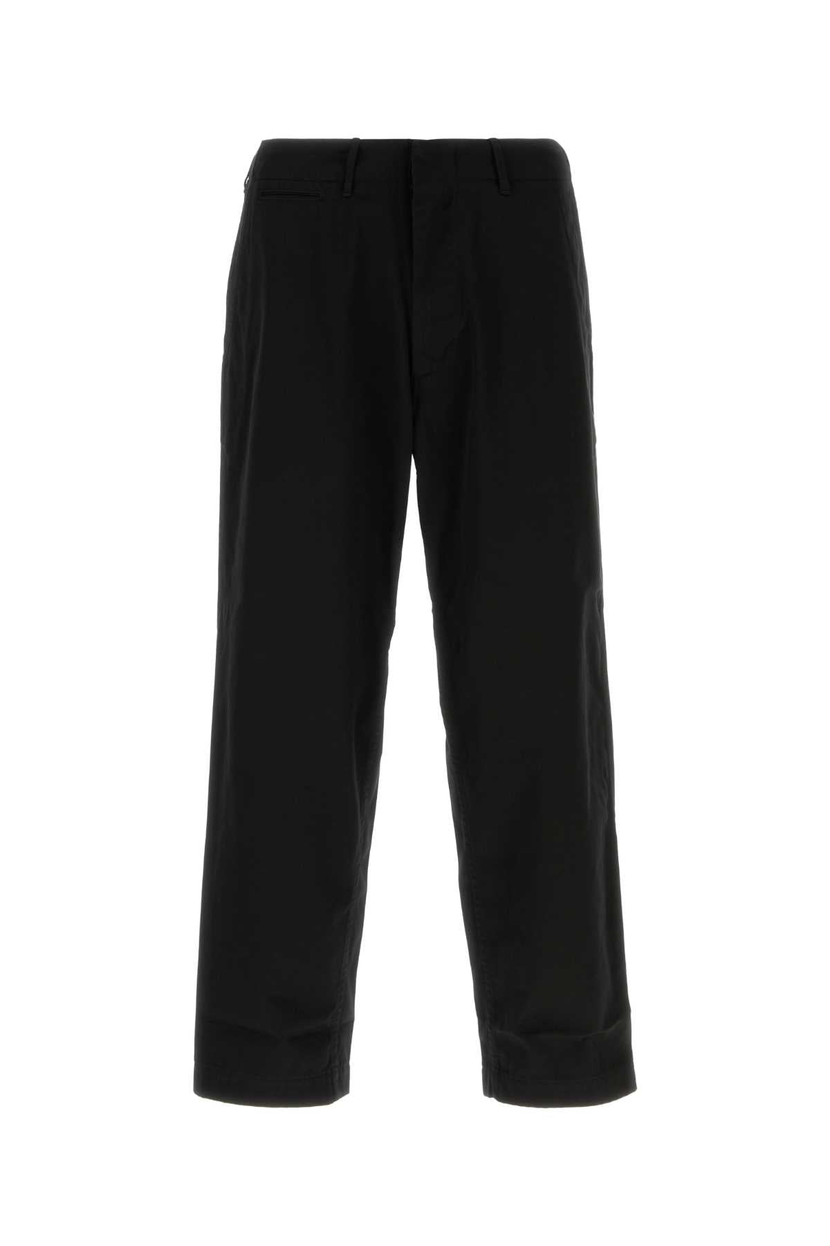 Nanamica Wide Chino Trousers — Black