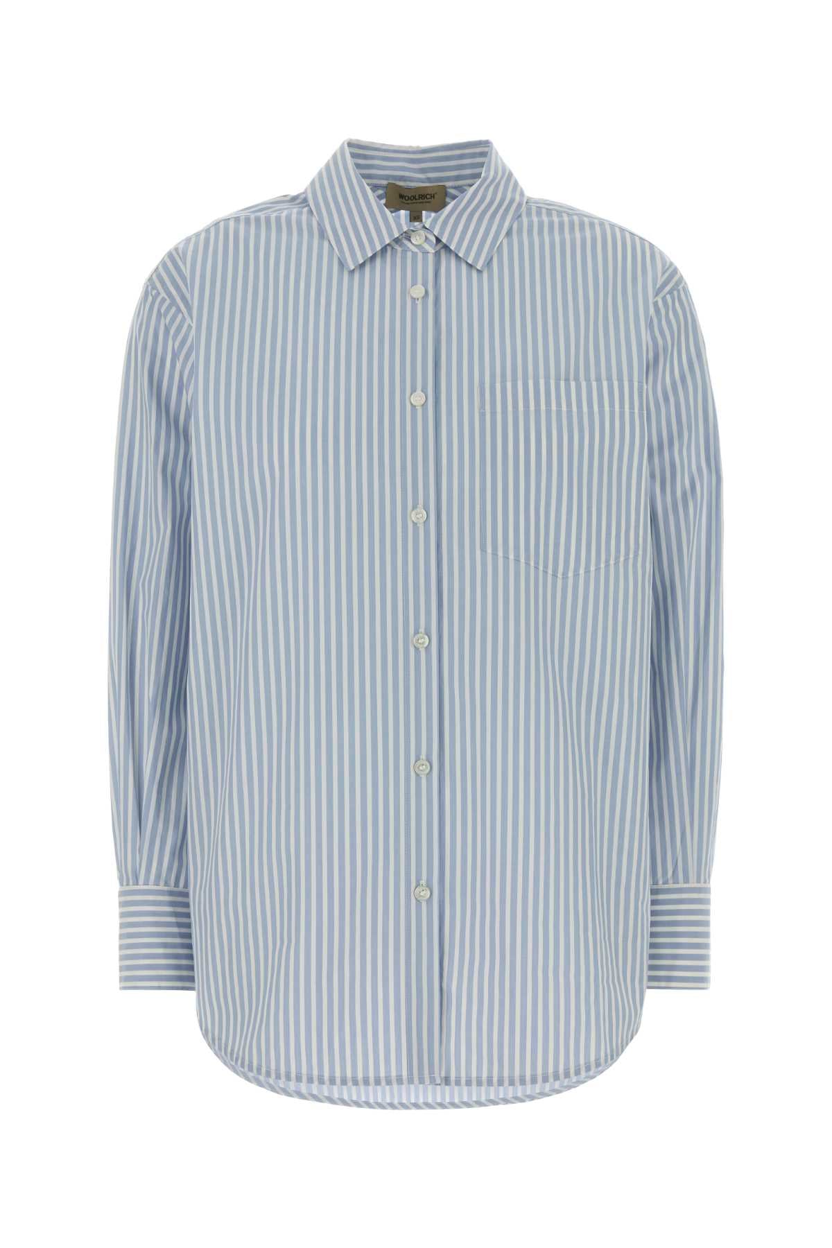 Woolrich Cotton Shirt — Blue