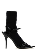Balenciaga Avenue Heel Sandal — Black