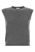 Ferragamo Girocollo Tank Top — Gray