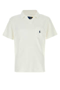 Polo Ralph Lauren Terry Fabric Polo Shirt — White