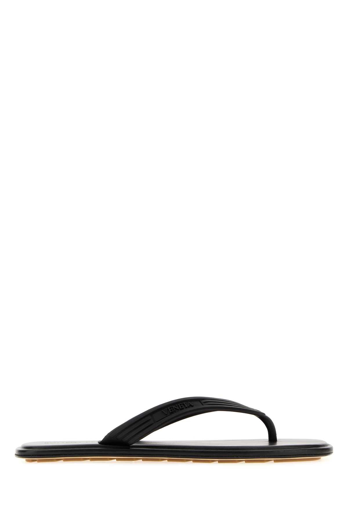Bottega Veneta Thong Sandal — Black