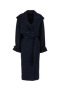 Anine Bing Maxi Trench Coat — Navy