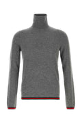 Suéter de cuello alto de cachemira Gucci - Gris