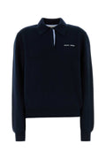 Miu Miu Cashmere Polo Shirt — Navy