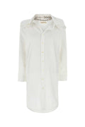 Y Project Chain Shirt Dress — White
