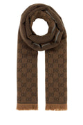 Gucci Gessy GG Scarf — Brown
