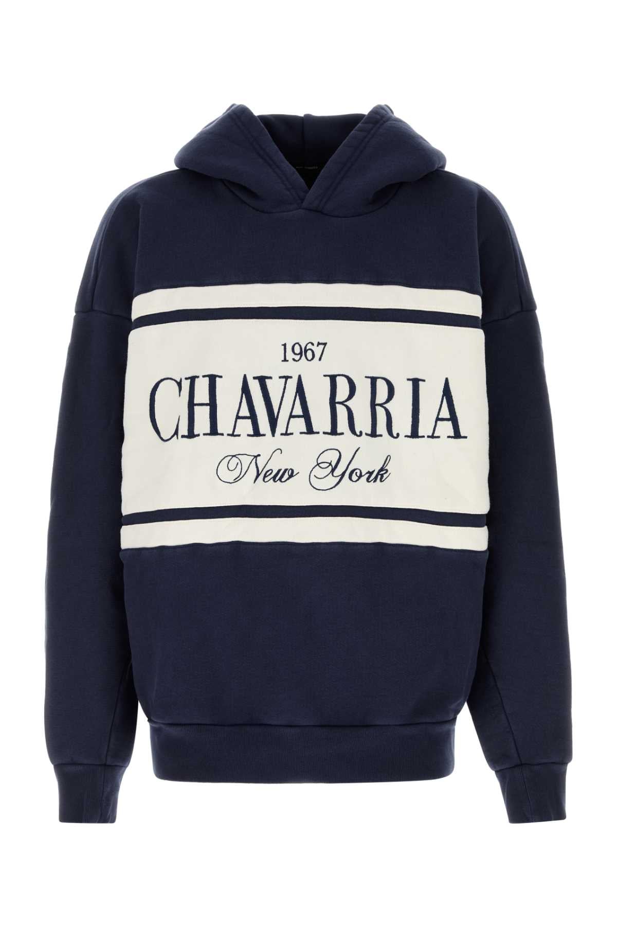 Willy Chavarria Gilroy Hoodie — Navy
