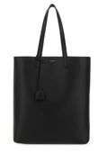 Saint Laurent Bold Shopping Tote Bag — Black