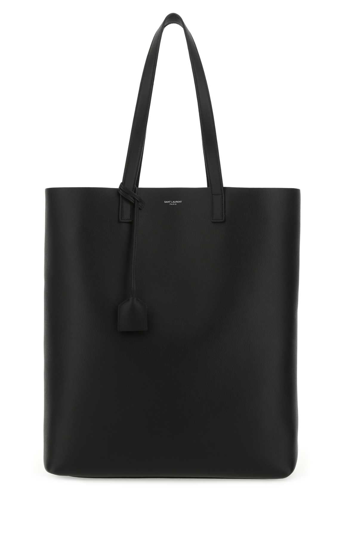 Saint Laurent Bold Shopping Tote Bag — Black