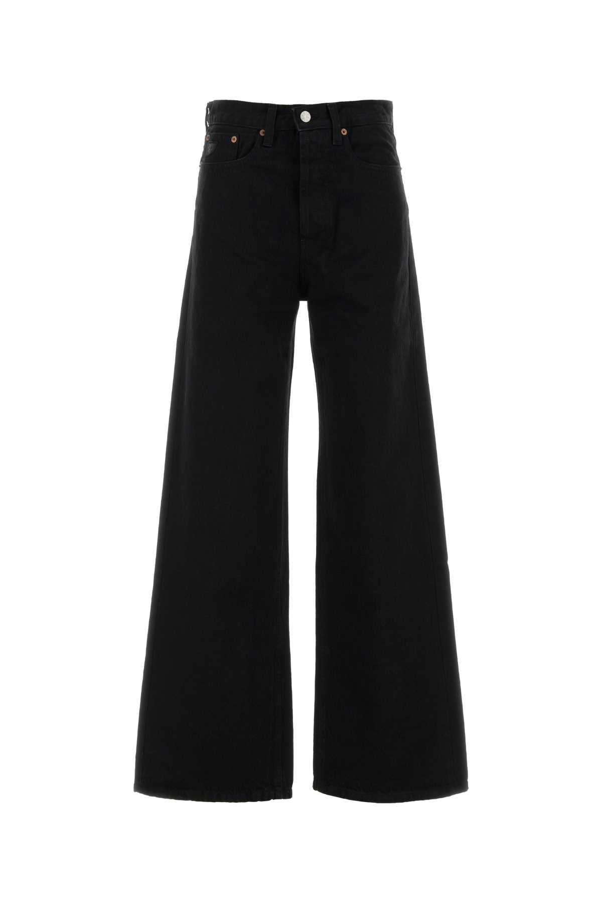 Lois Loose Jeans — Black