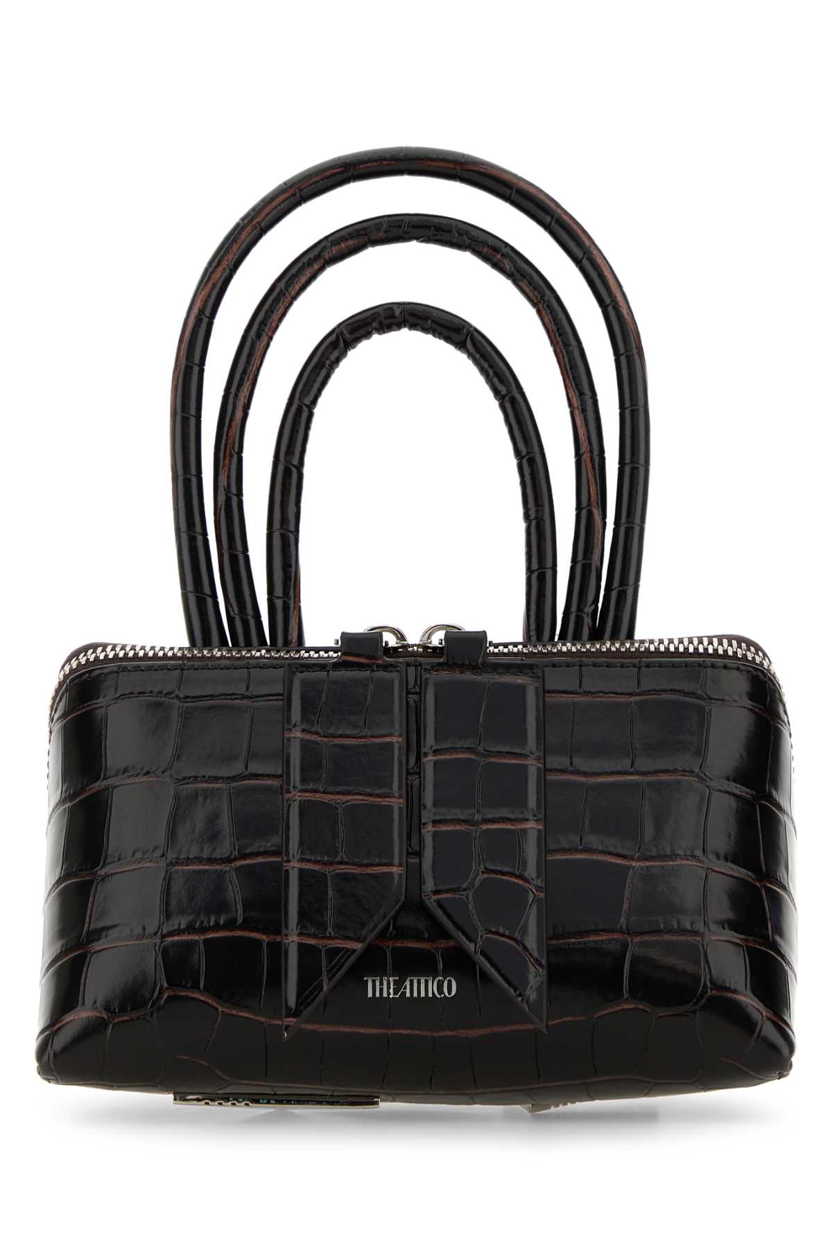 The Attico Friday Mini Shoulder Bag — Brown