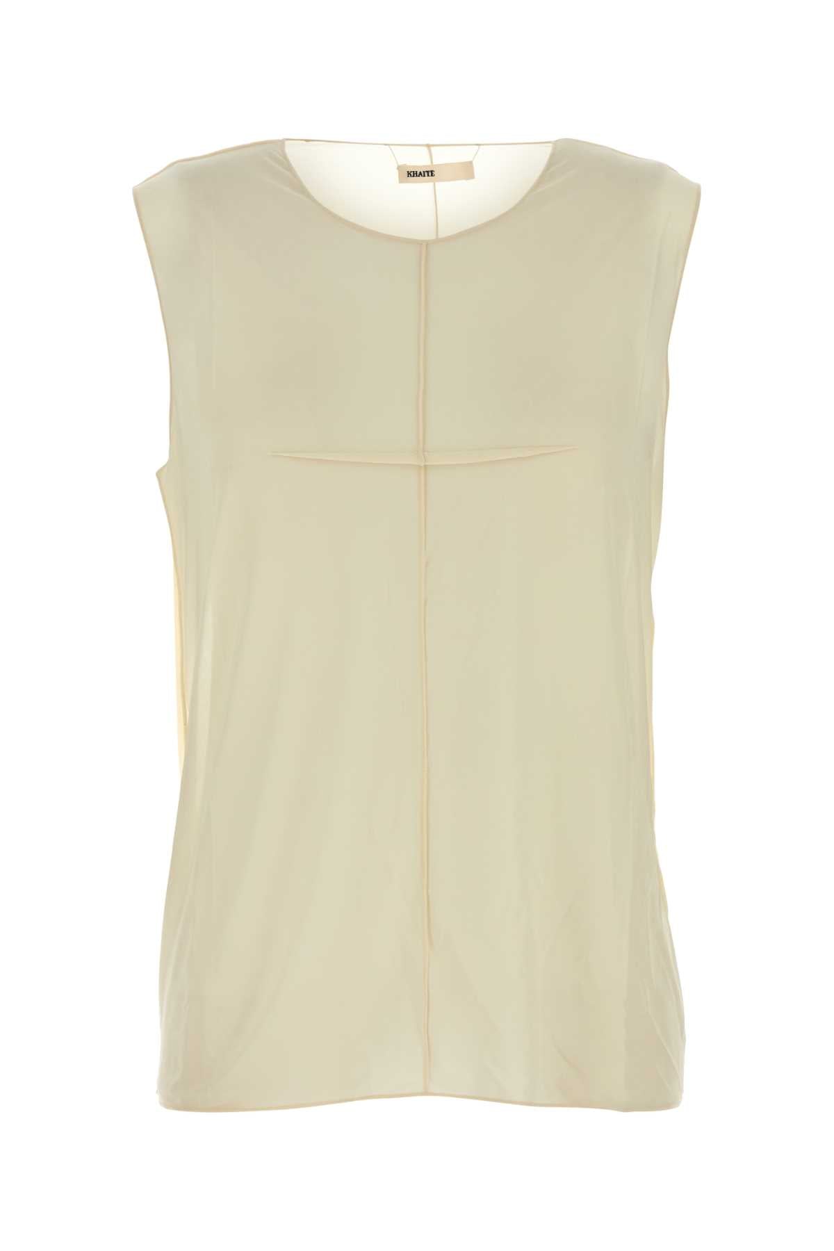 Khaite Tank Top — Beige