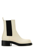 Bottega Veneta Cliff Ankle Boot — Beige