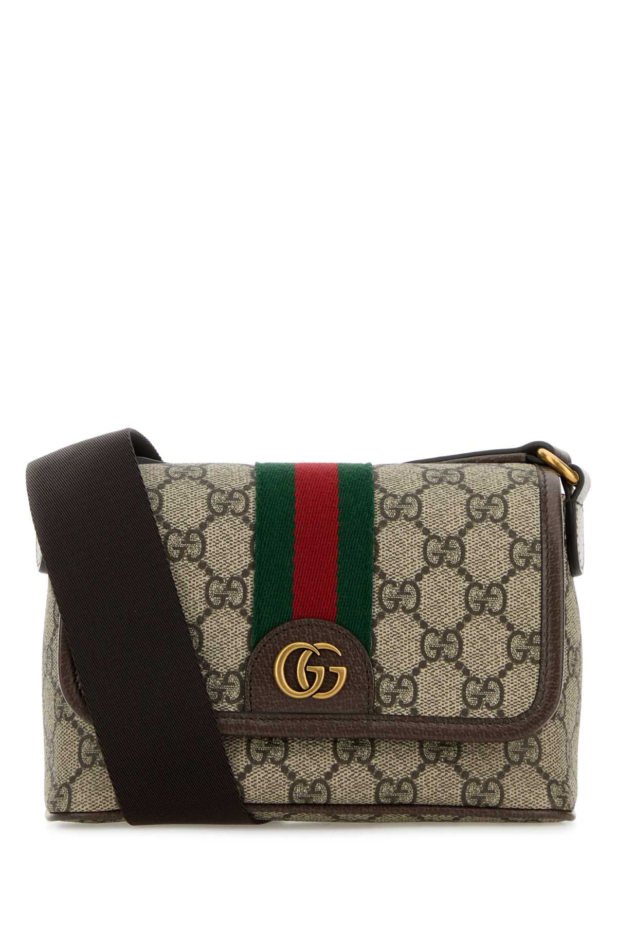 Gucci GG Canvas Crossbody Bag — Beige