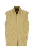 Burberry Quilted Cotton Gilet — Beige