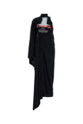 Balenciaga Draped Dress — Black