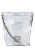 Roger Vivier Pilgrim Pocket Shoulder Bag — Silver