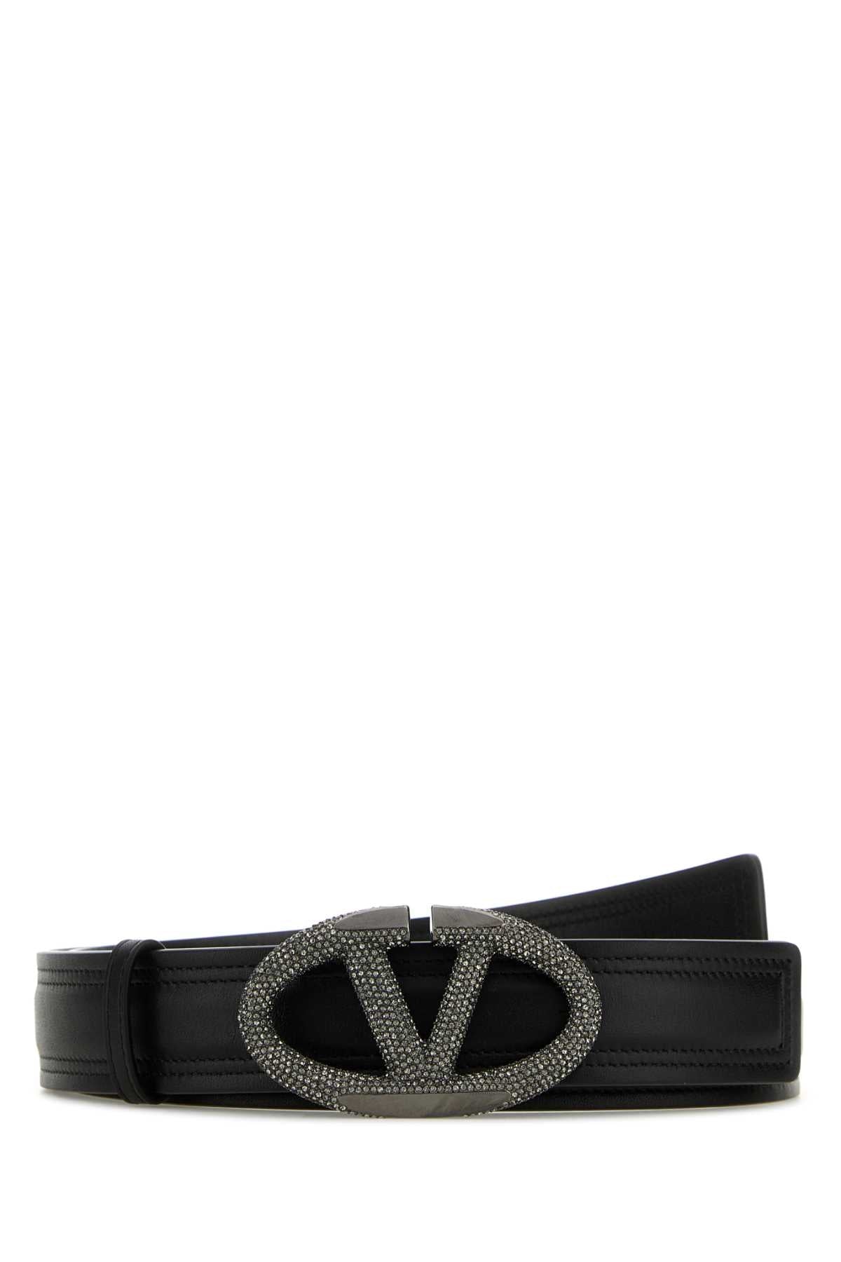 Cinturón Valentino Garavani Vlogo - Negro