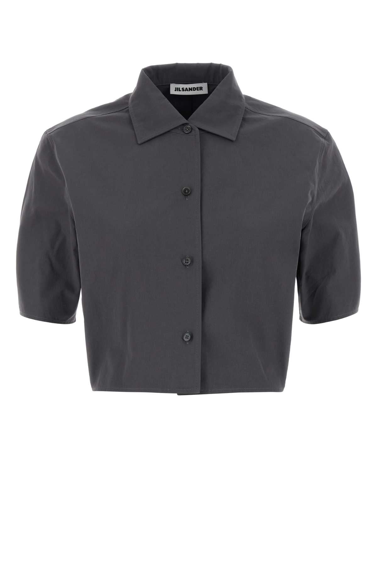 Jil Sander Cotton Shirt — Gray