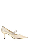 Jimmy Choo Bing Heel Pump — Gold