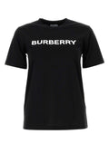Burberry Logo-Printed Cotton T-Shirt — Black