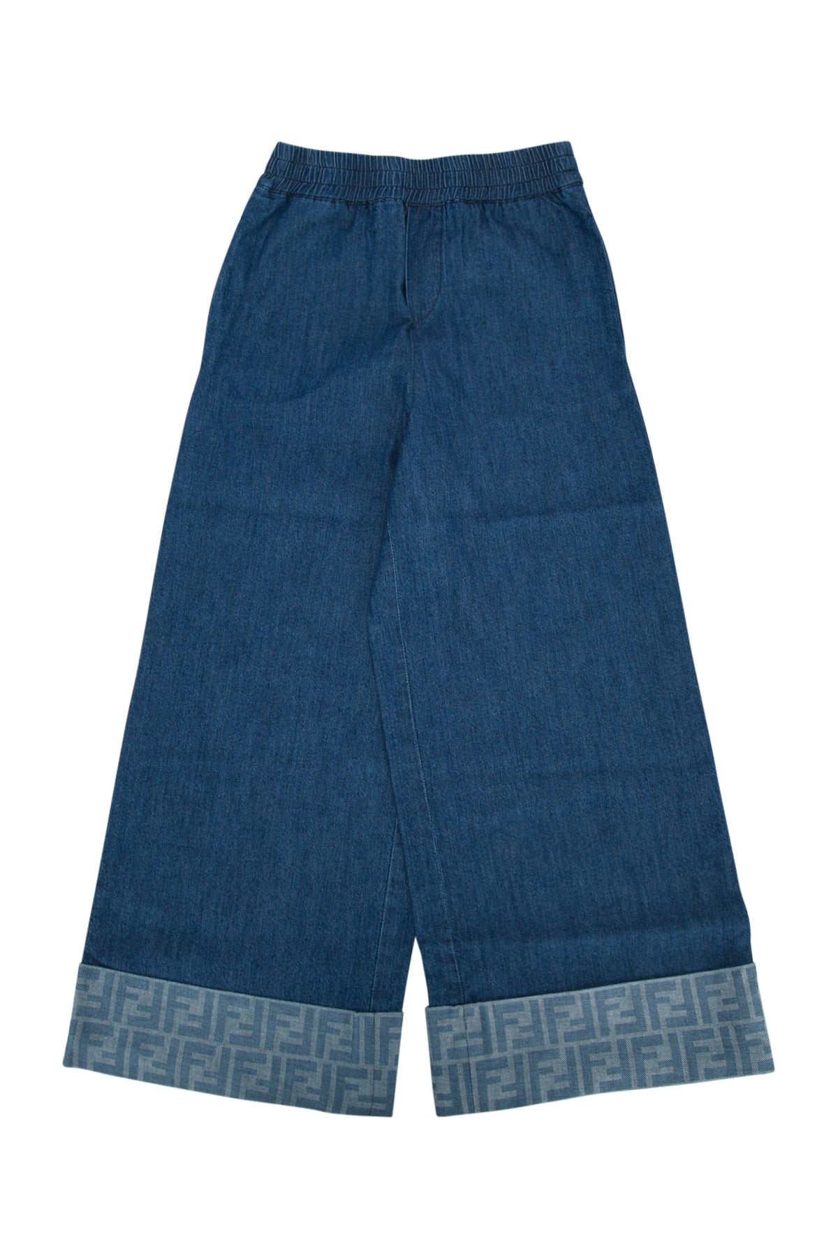 Fendi Kids Light Trousers — Blue