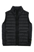 Stone Island Kids Quilted Nylon Vest — Black