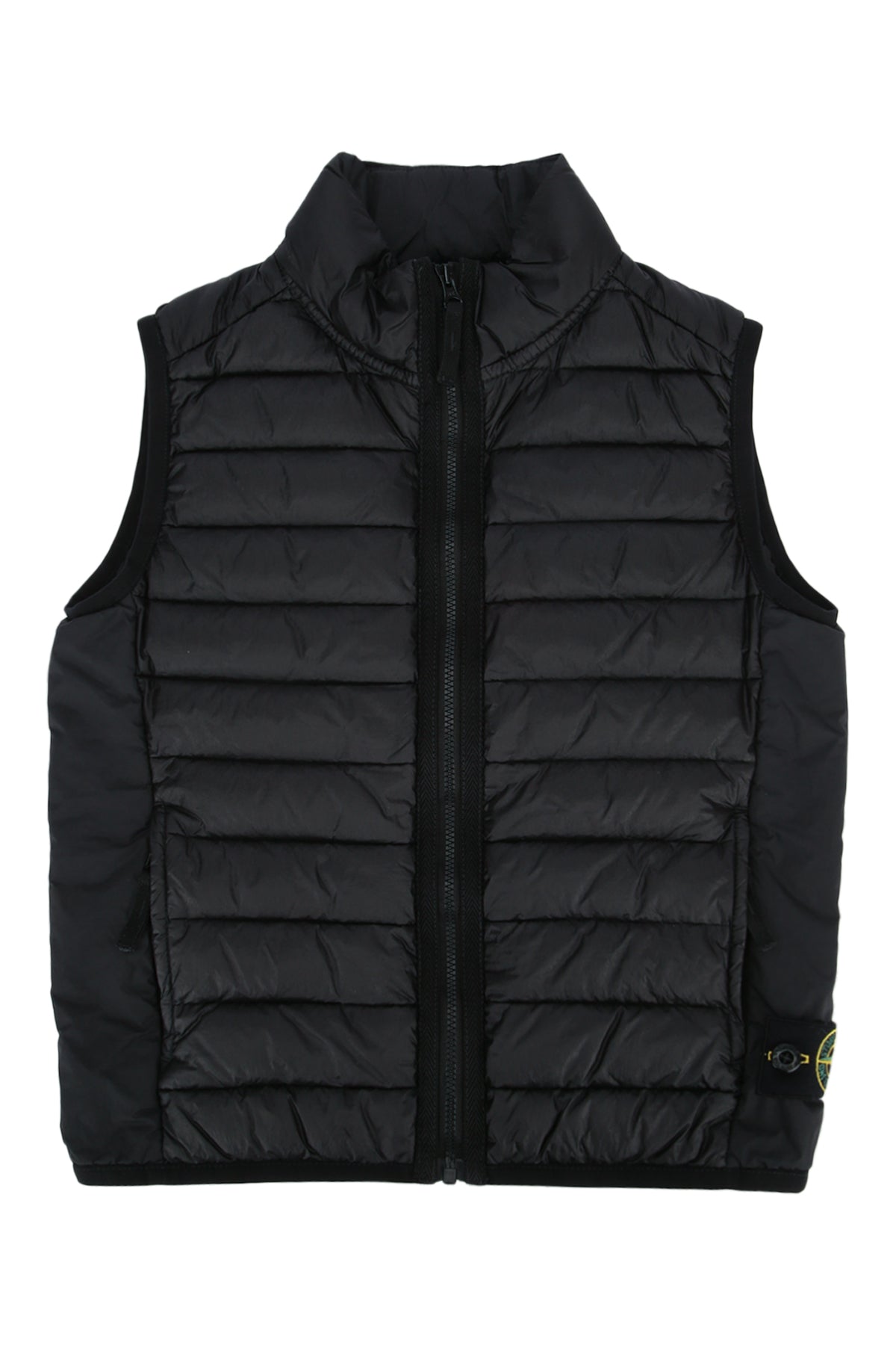 Stone Island Kids Quilted Nylon Vest — Black