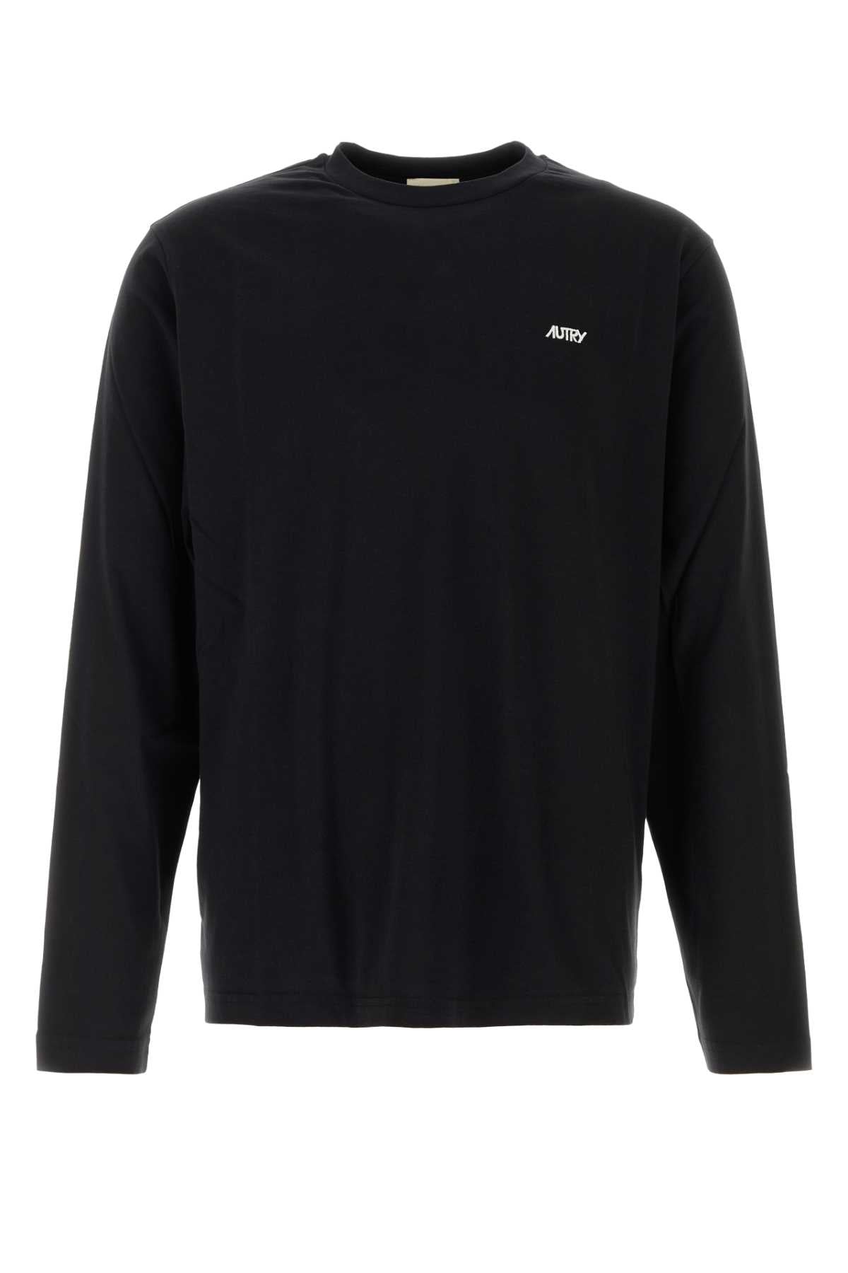 Autry Sleeve T-Shirt — Black