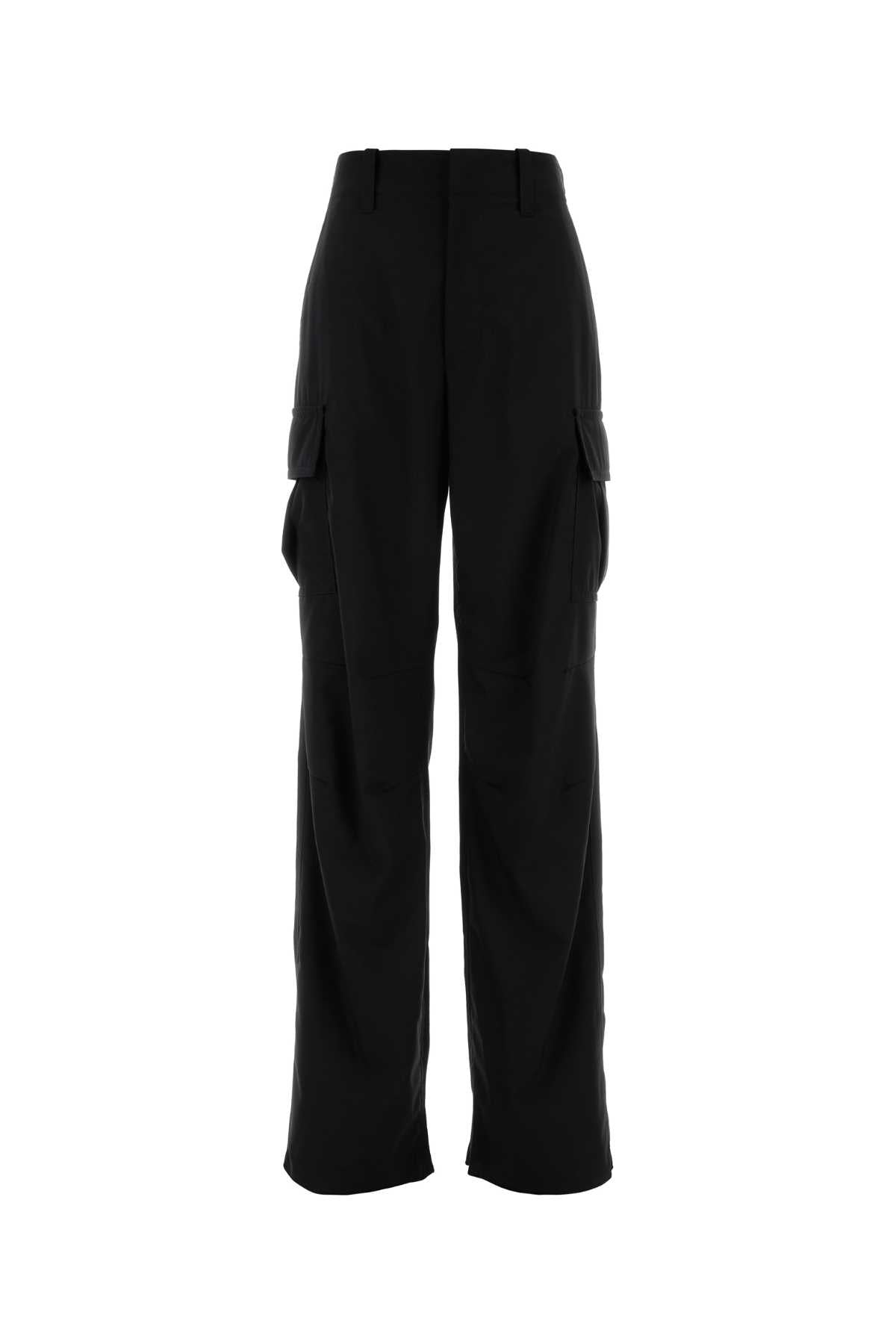 Bottega Veneta Fine Cargo Pants — Black