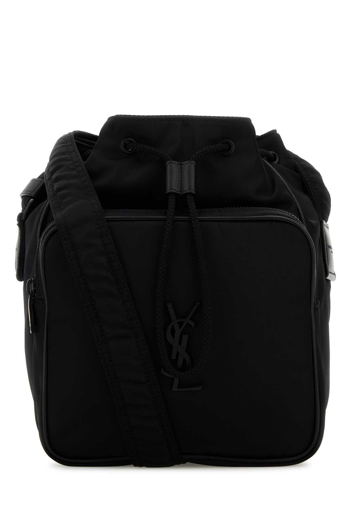 Saint Laurent Landi Bucket Bag — Black