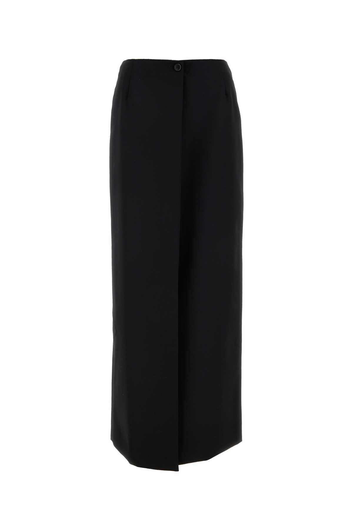Givenchy Virgin Wool Blend Skirt — Black