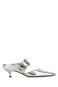 Alexander McQueen Stringate Pump — Silver