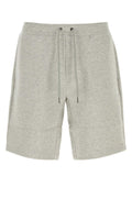 Polo Ralph Lauren Cotton-Blend Jogger Bermuda Shorts — Gray